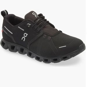 ON Cloud 5 Waterproof Running Shoe (Women) ALL BLACK SIZE 8 US